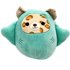 Squishmallows Lexie the Cheetah in Manta Ray Costume 7.5"